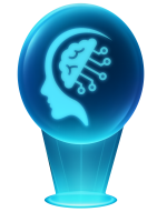 Crisp Tech holographic footer